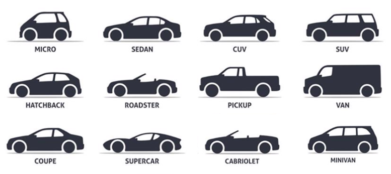 Cách nhận biết các loại xe ô tô hiện nay