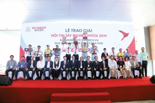 Lễ trao giải hội thi tay nghề Toyota 2019