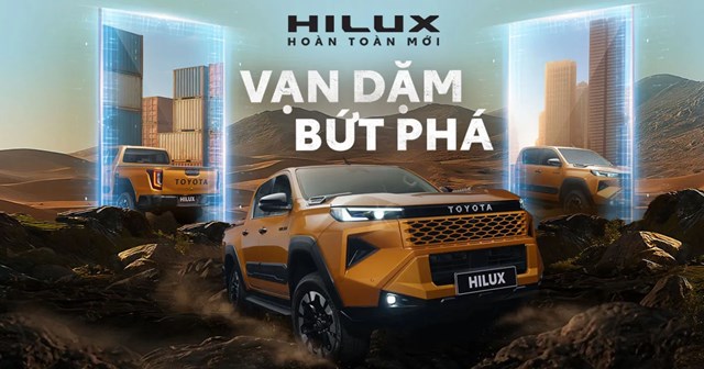 Giá xe Toyota Hilux lăn bánh 2026 theo từng khu vực 