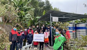 Quỹ Toyota Việt Nam cung cấp nước sạch cho trường tiểu học và đồn biên phòng Lũng Cú tại tỉnh Hà Giang