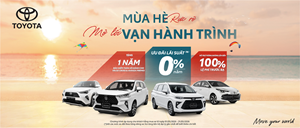 Toyota Việt Nam cùng hệ thống đại lý triển khai chương trình khuyến mại tháng 5/2026